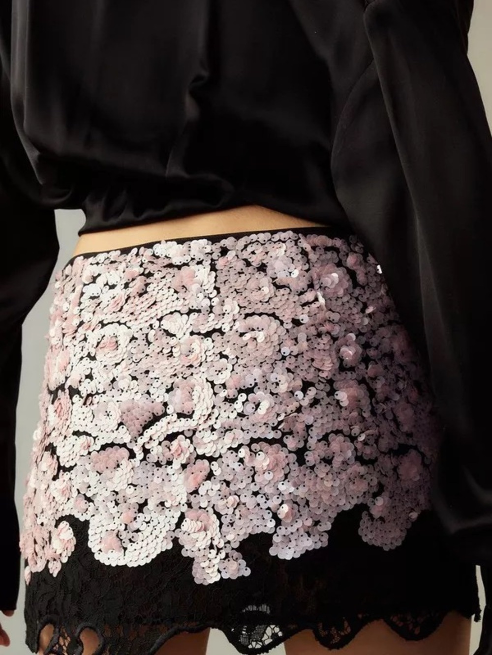 Cynthia Rowling Cosmo Sequin Skirt- size 0